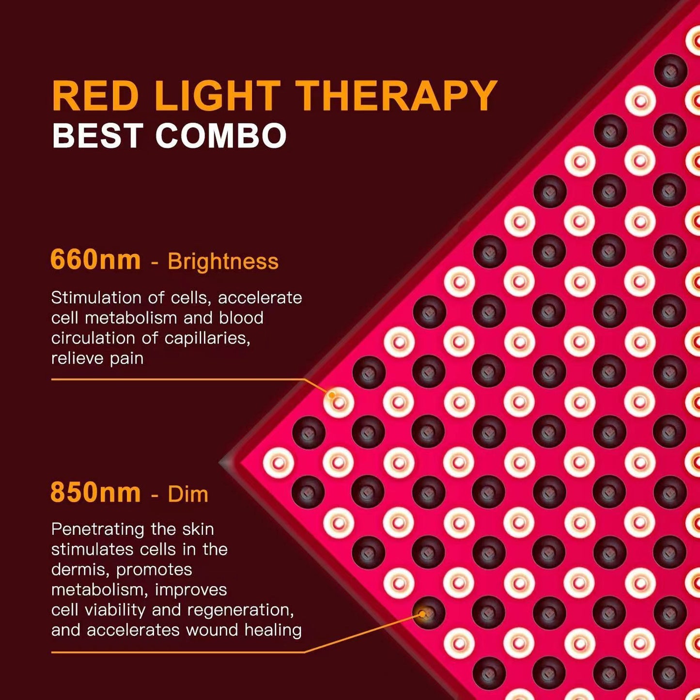 Red Light Therapy LED Lamp