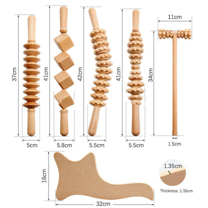 Wooden Massage Roller