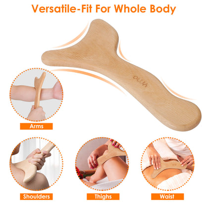 Wood Lymphatic  Body Sculpting Tool