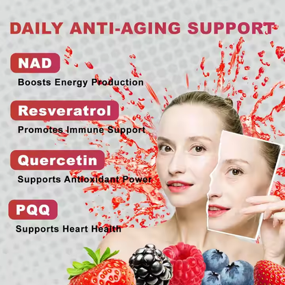 NAD+ Liquid Supplement With Collagen Immune System Support