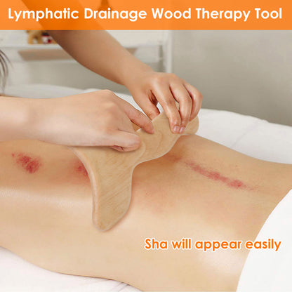 Wood Lymphatic  Body Sculpting Tool