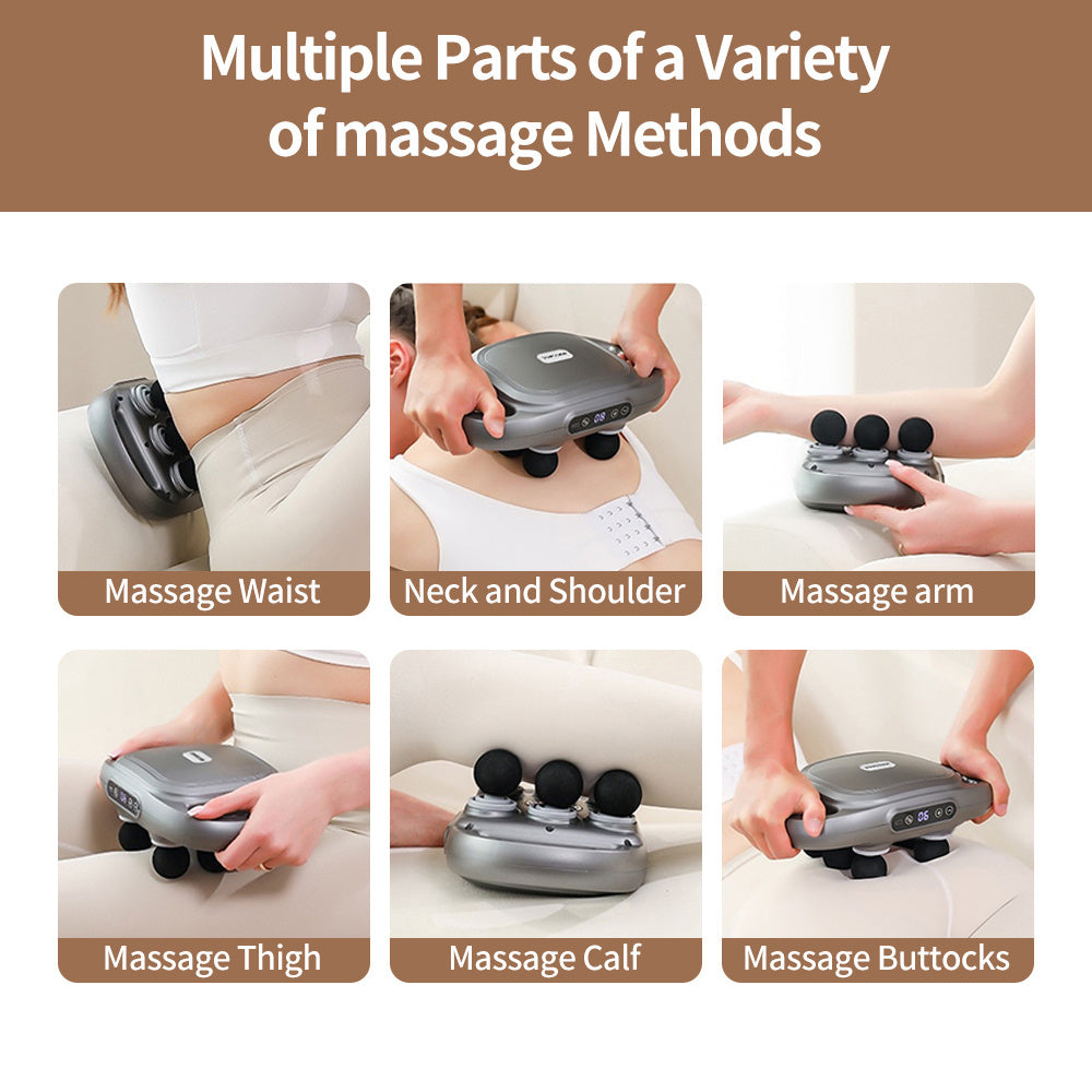 6-Head Smart Massager
