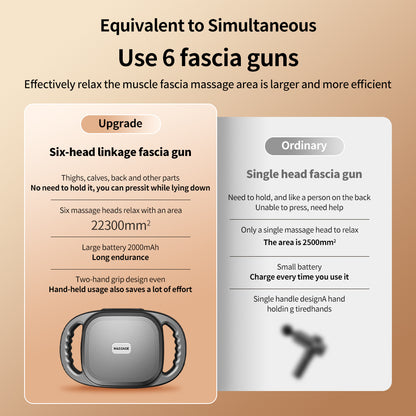 6-Head Smart Massager