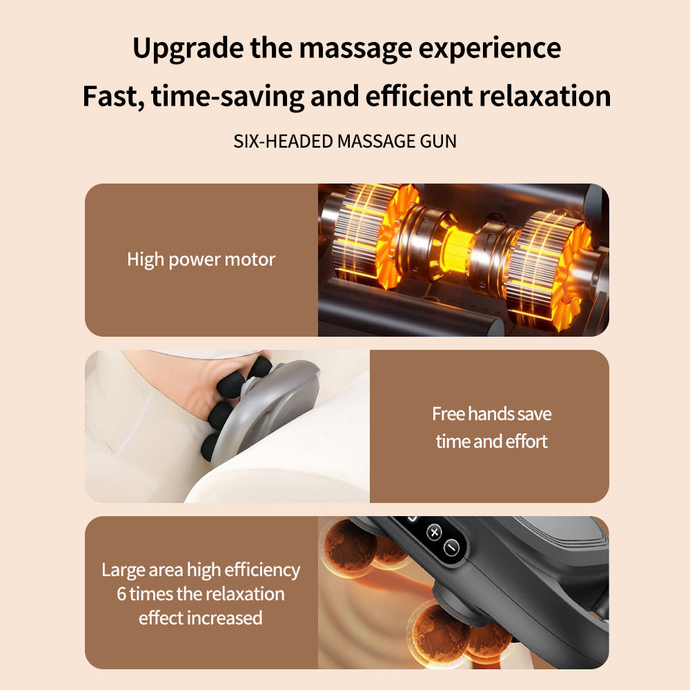 6-Head Smart Massager