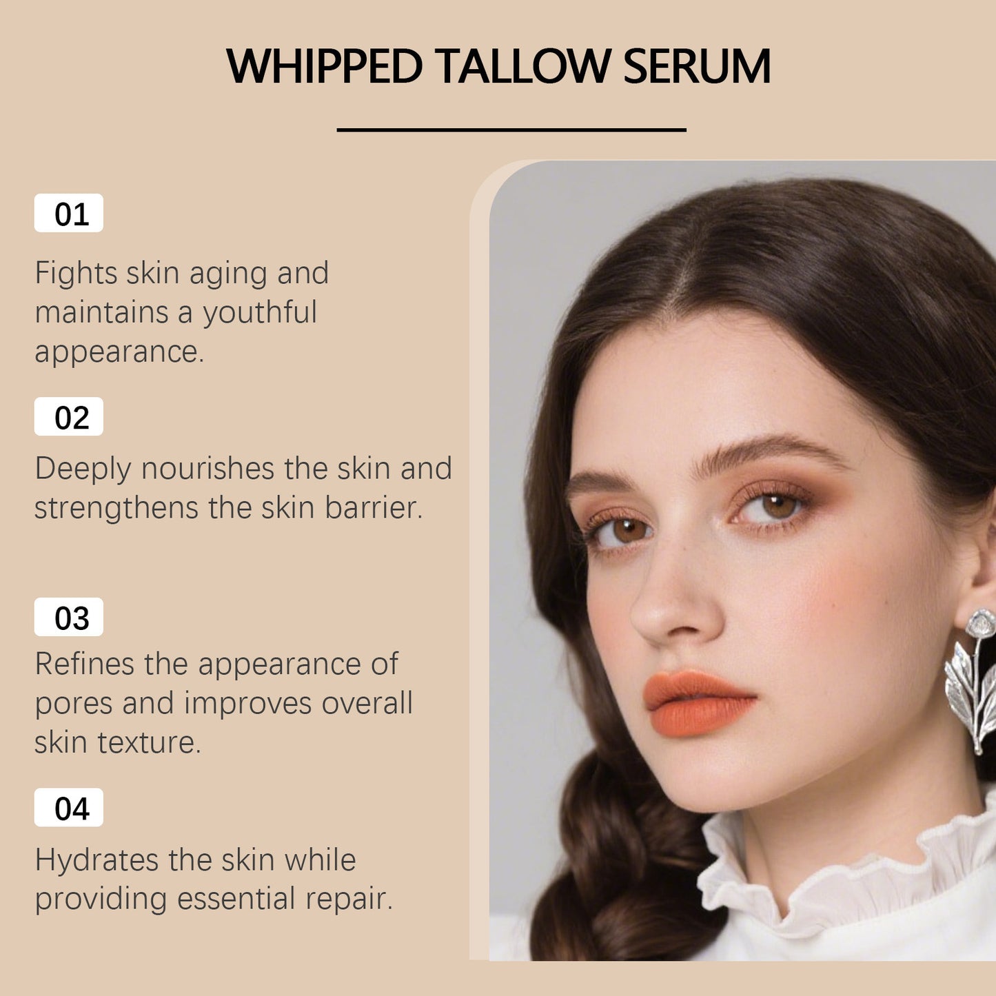 Whipped Beef Tallow Serum