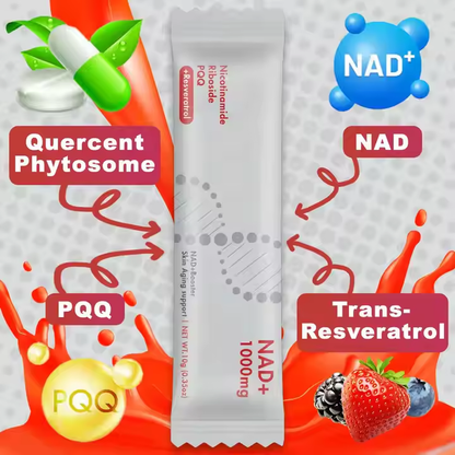 NAD+ Liquid Supplement With Collagen Immune System Support